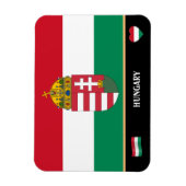 ハンガリー国旗&ハンガリー国旅行/ハンガリー マグネット (縦)