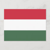 ハンガリー国旗、ハンガリー国旗 ポストカード (正面)