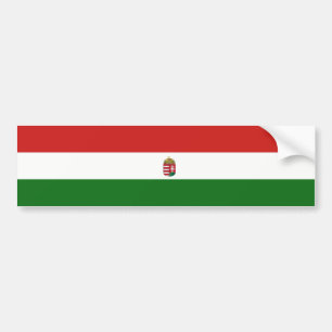 ハンガリー国旗 バンパーステッカー