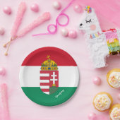 ハンガリー国旗 – パーティー、誕生日/スポーツ ペーパープレート (パーティー)