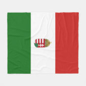 ハンガリー国旗 フリースブランケット (正面(横))