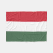 ハンガリー国旗 フリースブランケット (正面(横))