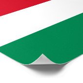 ハンガリー国旗 ポスター (角)