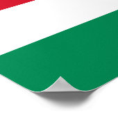 ハンガリー国旗 ポスター (角)