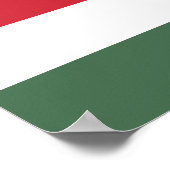 ハンガリー国旗 ポスター (角)