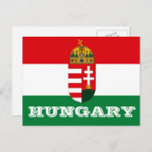 ハンガリー国旗 ポストカード (正面/裏面)