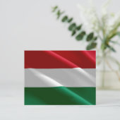 ハンガリー国旗 –  ポストカード (スタンド正面)