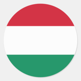 ハンガリー国旗 ラウンドシール