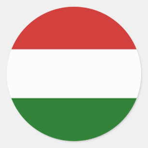 ハンガリー国旗 ラウンドシール