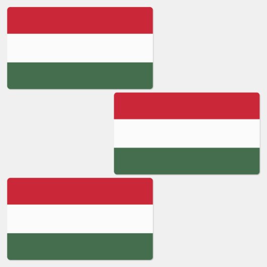 ハンガリー国旗 ラベル (グループ)
