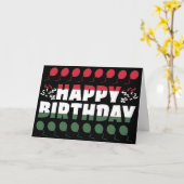 ハンガリー国旗 誕生日愛国 カード (黄色い花)