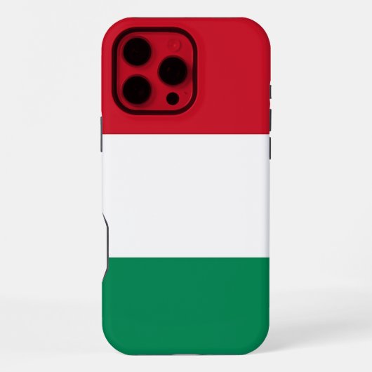 ハンガリー国旗 Apple iPhone 16 Pro Maxケース iPhoneケース (裏面)