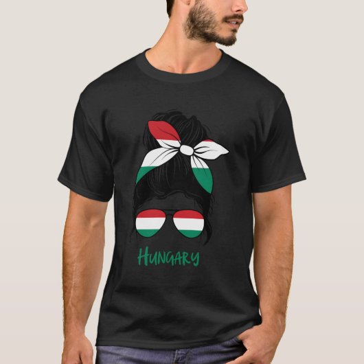 ハンガリー国旗 Tシャツ (正面)