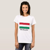ハンガリー国旗 Tシャツ (正面フル)