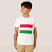 ハンガリー国旗 Tシャツ (正面フル)
