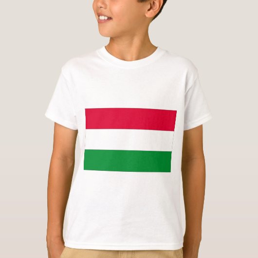 ハンガリー国旗 Tシャツ (正面)