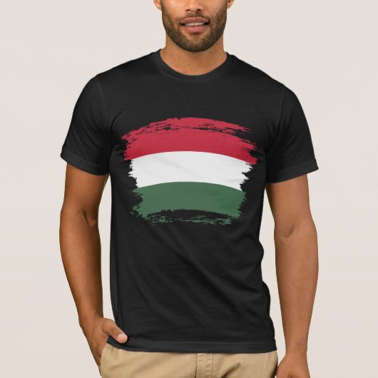 ハンガリー国旗 Tシャツ (正面)