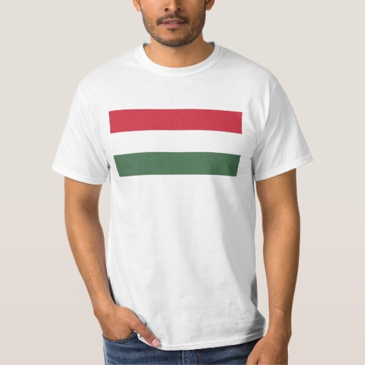 ハンガリー国旗 Tシャツ (正面)