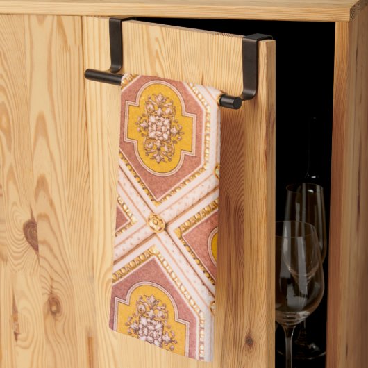 ハンガリー天井 キッチンタオル (三つ折り)