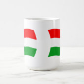 ハンガリー旗マグカップ コーヒーマグカップ (中央)