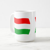ハンガリー旗マグカップ コーヒーマグカップ (正面左)