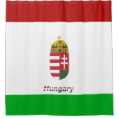 ハンガリー旗 シャワーカーテン (正面)