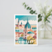 ハンガリー有名な旅行先はがき ポストカード (スタンド正面)