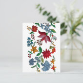 ハンガリー民族刺繍 ポストカード (スタンド正面)