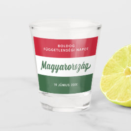 ハンガリー独立日国旗 ショットグラス