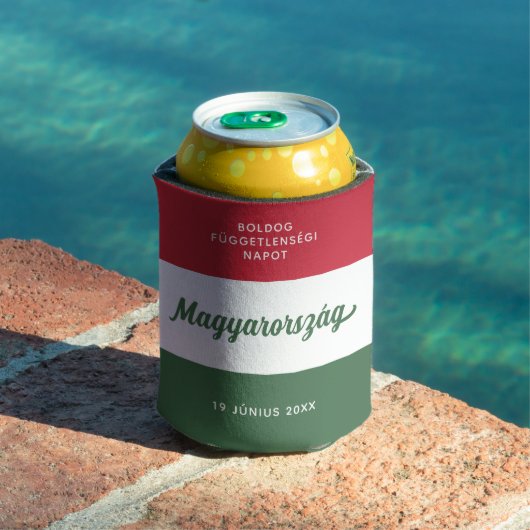 ハンガリー独立日国旗 缶クーラー (インサイチュ プール)