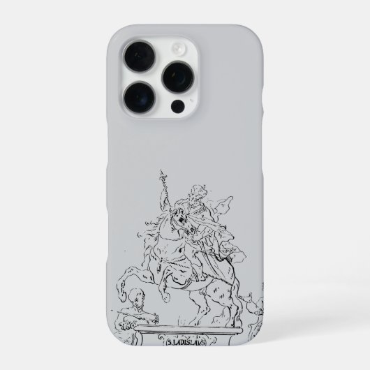 ハンガリー王聖ラースロー iPhoneケース (裏面)