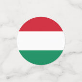 ハンガリー紙吹雪、パーティー、ハンガリー国旗 コンフェッティ (スモール正面)