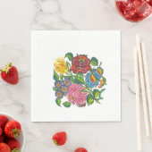 ハンガリー素朴の花 スタンダードランチョンナプキン (インサイチュ)