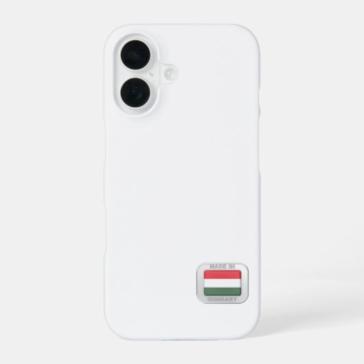 ハンガリー製 iPhone 16ケース (裏面)