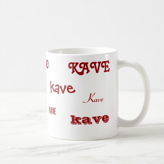 ハンガリー語のコーヒー コーヒーマグカップ (右)