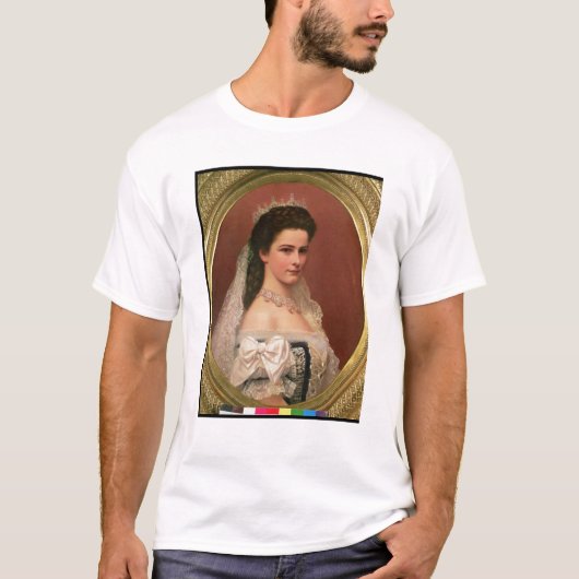 ハンガリー語のババリアの皇后エリザベス Tシャツ (正面)