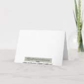 ハンガリー語の繰り返された感謝 サンキューカード (裏面)