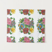 ハンガリー語フローラ – カロサイのモチーフ タペストリー (正面(横))