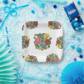 ハンガリー語フローラ – カロサイモチフス紙プレート ペーパープレート (パーティー)