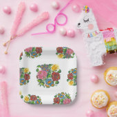 ハンガリー語フローラ – カロサイモチフス紙プレート ペーパープレート (パーティー)