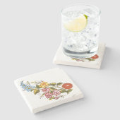 ハンガリー語フローラ – カロサイ ストーンコースター (横)