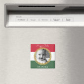 ハンガリー語ベビー(写真と名前を含む) マグネット (インサイチュ (食洗機))