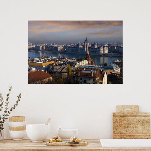 ハンガリー議会の建物 ポスター (キッチン)