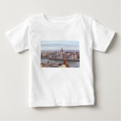 ハンガリー議会ブダペスト ベビーTシャツ (正面)