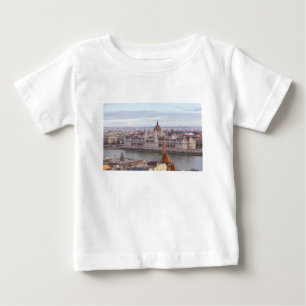 ハンガリー議会ブダペスト ベビーTシャツ