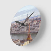 ハンガリー議会ブダペスト ラウンド壁時計 (傾斜)