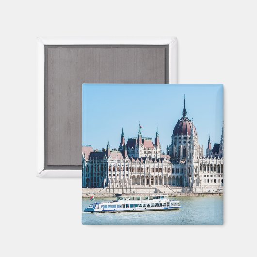 ハンガリー議会建物インブダペスト マグネット (正面/裏面)
