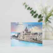 ハンガリー議会建物ブダペスト ポストカード (スタンド正面)
