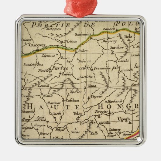 ハンガリー3 メタルオーナメント (正面)