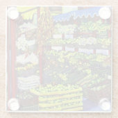 ハンガリー，エディーズマーケット ガラスコースター (裏面)